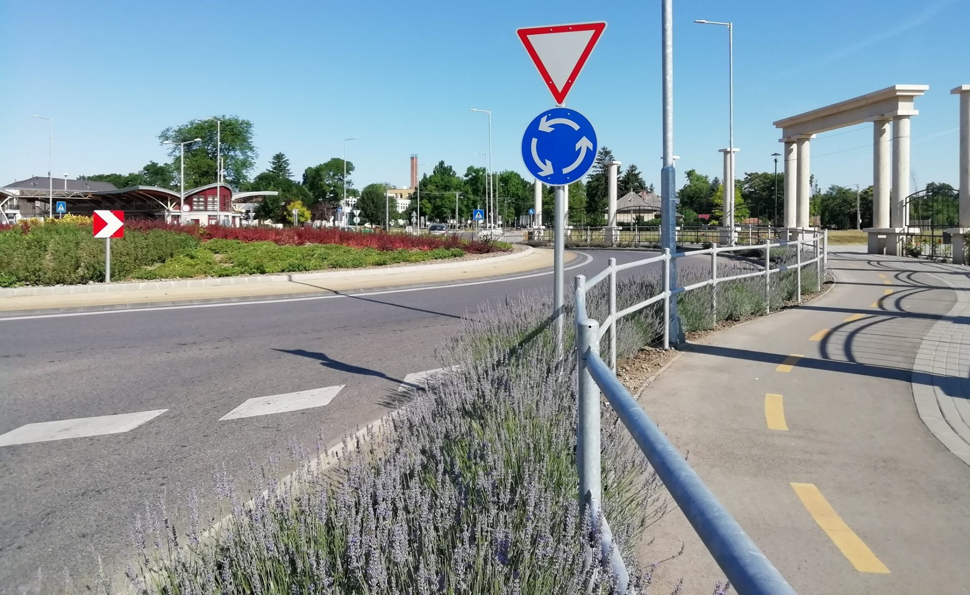 The center of Tiszaföldvár has become safer for transportation