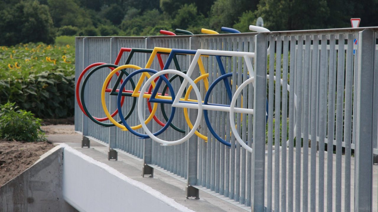 Bicycle-friendly developments have been implemented in Komárom-Esztergom county