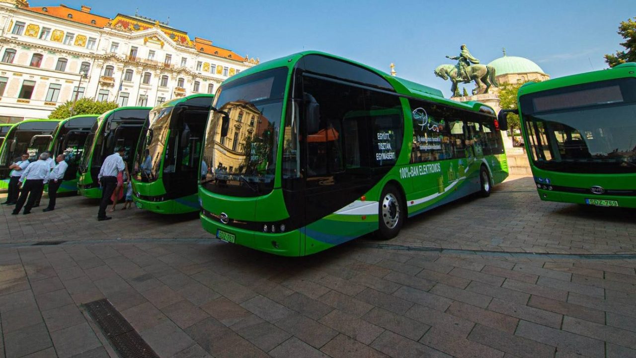Electric buses for a greener Pécs