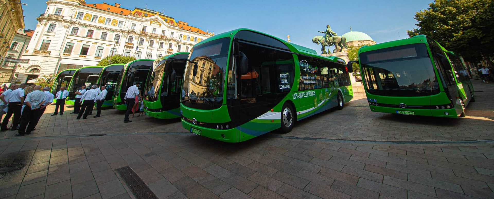 Elektromos buszok a zöldebb Pécsért