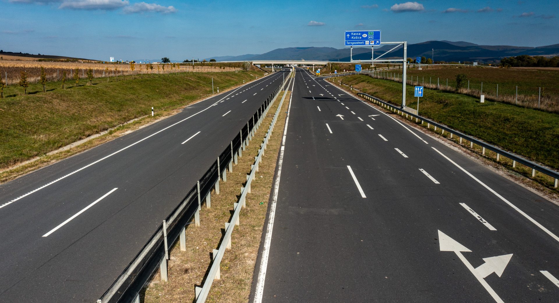 A highway connects Miskolc with the Slovak border